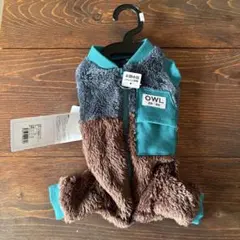 犬服 ボアロンパース 2号 小型犬 新品 冬服 あったか OWLのサムネイル