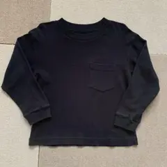 ユニクロ　UT コットンクルーネックT 黒120cm