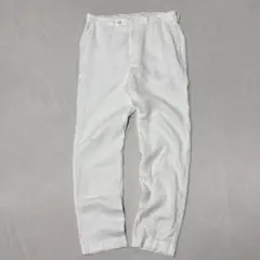 90s Ralph Lauren リネン 100% スラックス ホワイト W34のサムネイル