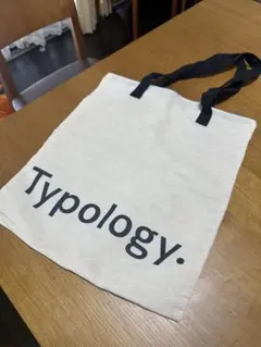 Typology. トートバッグ