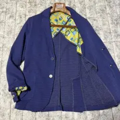 BOB コットンテーラードジャケット　本切羽　総柄　春夏のサムネイル