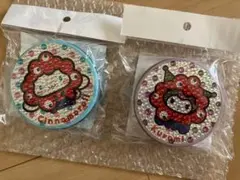 新品　未開封　万博　クロミ　シナモロール　ミャクミャク　キラキラ缶　ラムネ　菓子