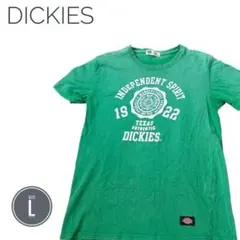 ディッキーズ dickies Tシャツ 緑 グリーン レディース L