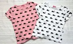 SISTER JENNI クジラ柄 Tシャツ 2枚セットのサムネイル