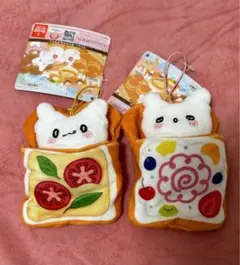 はなまるおばけ　はなまるっ！ベーカリーなのトーストおふとんマスコット2個セット