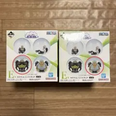 ワンピース　一番くじ　E賞　セラフィム　ミニフィギュア　2種　ベア　シャーク