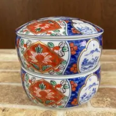 ＆【A0019】昭和レトロ 未使用保管品 京紫 龍峰窯 蓋付き丼ぶり揃 茶碗 ＆【A0019】昭和レトロ 未使用保管品 京紫 龍峰窯 蓋付き丼