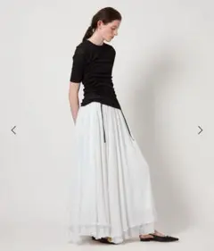 【NR様専用】＊AEWEN MATOPH＊ダブルプリーツマキシスカート 38
