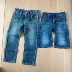 EDWIN キッズ デニムセット 100cm