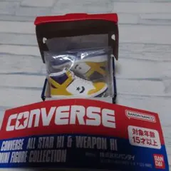 【匿名配送】CONVERSE WEPON HI ゴールドパープルガチャガチャ
