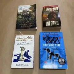 洋書 4冊セット 人気小説 ペーパーバックのサムネイル