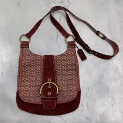 COACH ハンドバッグ ソーホー Red SOHO Hand Bag 7078 COACH ハンドバッグ ソーホー Red SOHO Hand Bag 7078 - メルカリ