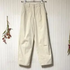 flower カジュアルパンツ アイボリーのサムネイル