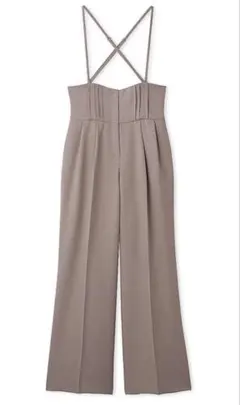 snidel バックレースアップハイウエストパンツ