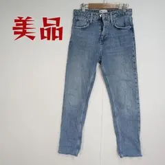 ✨美品✨ZARA ザラ ストレートデニム カットオフ デニム パンツ ストレート