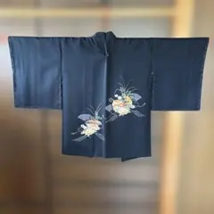 夏着物 紗紬 紫色 色無地 雲模様織り出し 正絹 身丈 154cm 裄丈63cm