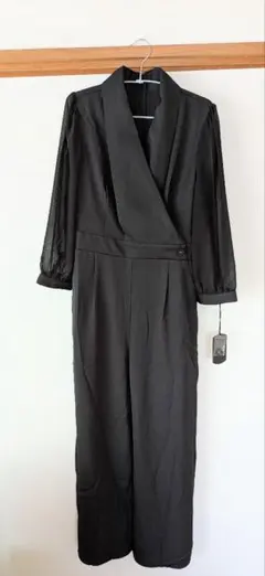 ブラックラップスタイルオールインワン卒業式、謝恩会、パーティーに！　XL