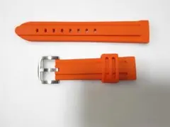 BAMBI バンビ 腕時計 バンド シリコンラバー 22mm オレンジのサムネイル