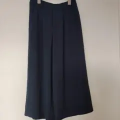 ネイビー ガウチョパンツ