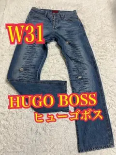 HUGO BOSS ヒューゴボス ジーンズ ストレッチ インディゴ W34 - メルカリ
