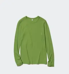 UNIQLO シアージャージークルーネックT グリーン