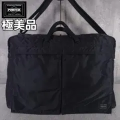 極美品　PORTER　ポーター　2way　タンカー　ショルダーバッグ　底板付き