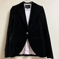 ベロア テーラードジャケット