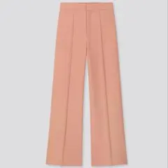 ピンク ワイドパンツ Mサイズ バックポケット付き