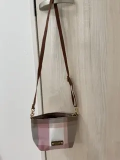 BLUE LABEL チェック柄 ポーチショルダーバッグ