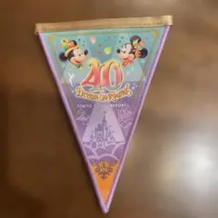 東京ディズニーリゾート 40周年 フラッグ