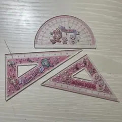 メゾピアノ 三角定規 分度器 セット