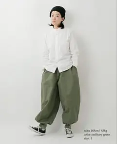 【美品】ハーベスティ HARVESTY サーカスニッカーパンツ　Size0のサムネイル