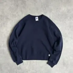 放*X様 90s〜00s ラッセルアスレチック 無地スウェット 前Vガゼット メ