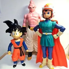 ドラゴンボールソフビフィギュア　ブウ　グレートサイヤマン2号ビーデル　悟天