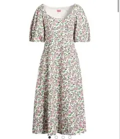 KENZO 花柄 半袖ワンピース 34サイズのサムネイル