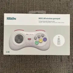 【美品】8BitDo M30 2.4G ワイヤレスゲームパッド ホワイト