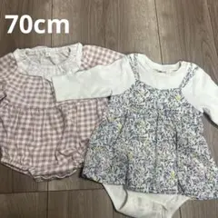 プティマインロンパース70cm