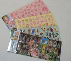 正規品 こびとづかん　シール　カクレモモジリ　づかん　集合