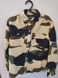 A BATHING APE カモ柄 長袖シャツ サイズM