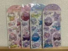 サンリオキャラクター　ウォーターインシール4点セット