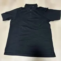 美品　UNIQLOユニクロ黒ポロシャツ Lサイズ 綿100%