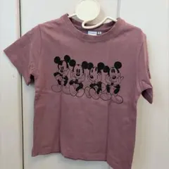 ミッキーマウス プリント Tシャツ Sサイズ ピンクのサムネイル