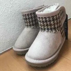 しまむら ハリスツイード ブーツ