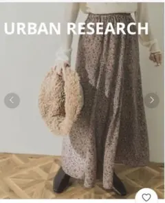 URBAN RESEARCH ロングフレア レオパードスカート