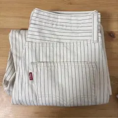 Levi's 568 LOOSE ストレート ダブルニー ピンストライプ