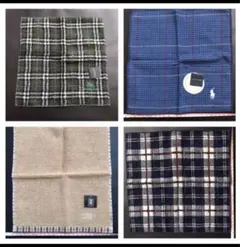 ブランドタオルハンカチ4枚