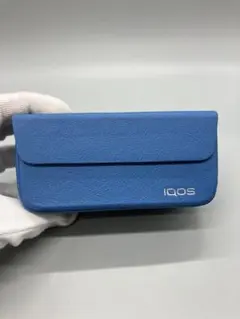 IQOS 純正キャリーケース レザー ブルー 未使用【2610】