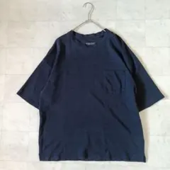 ビーミングバイビームス ポンチ Tシャツ半袖麻混ネイビーメンズMのサムネイル