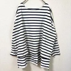 アーバンリサーチ　ボーダーシャツ　長袖　ビッグシルエット　フリーサイズ