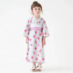 プティマイン 浴衣ドレス 110cm